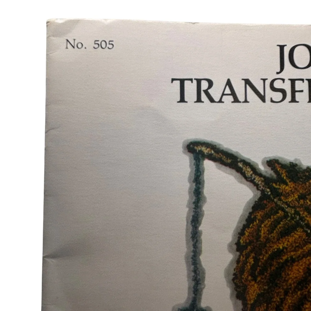 Jonells‎ Transfer Patterns No 505 Vintage Loop Embroidery 68 Iron On Transfers